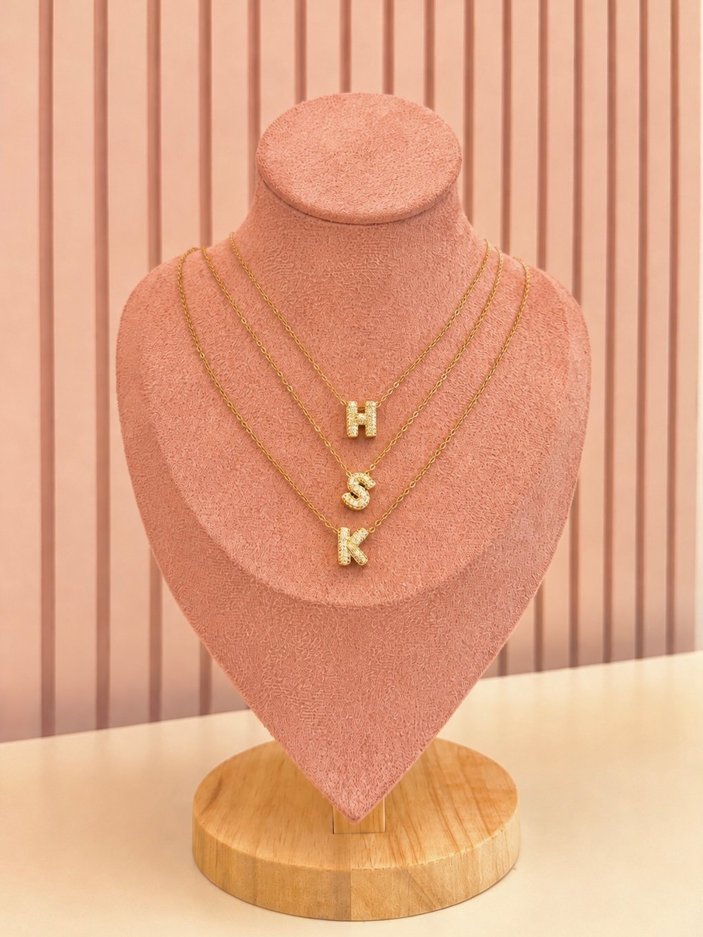 Initial Bubble Necklace - Image 2