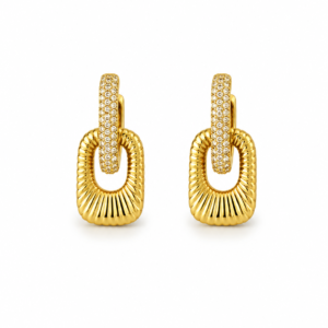 Luxe Swing Earrings (Gold & Silver)