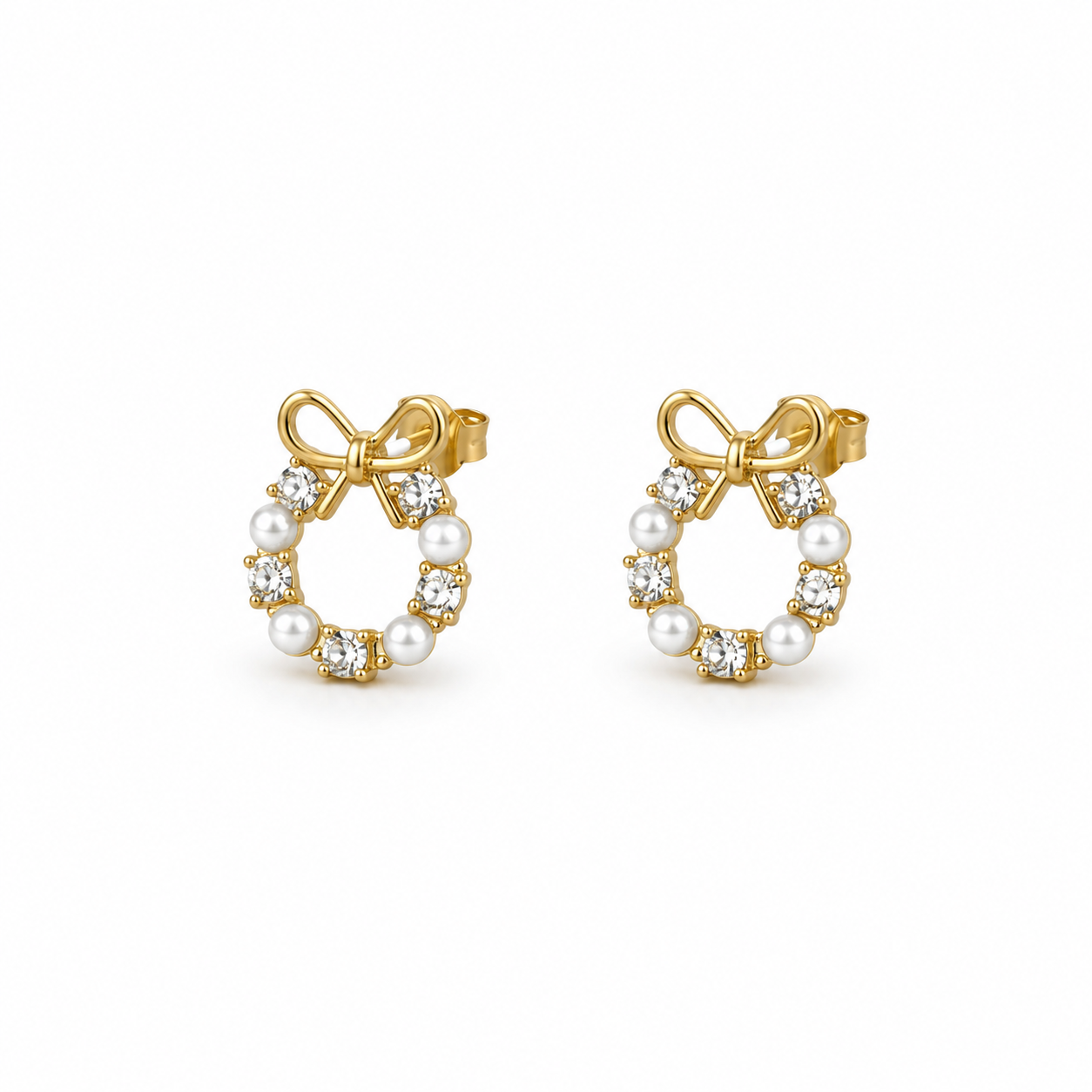 Pearl Faux Studs Earrings