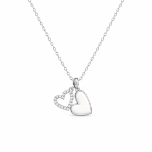 Silver Hearts Necklace