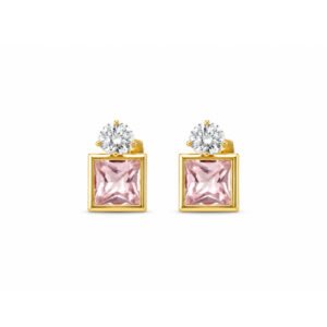 Pink Glimmer Earrings