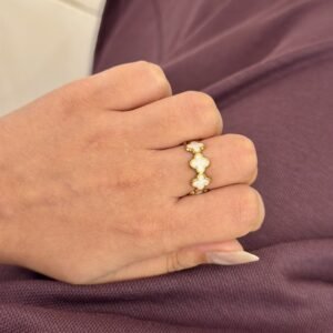 White Luck Ring
