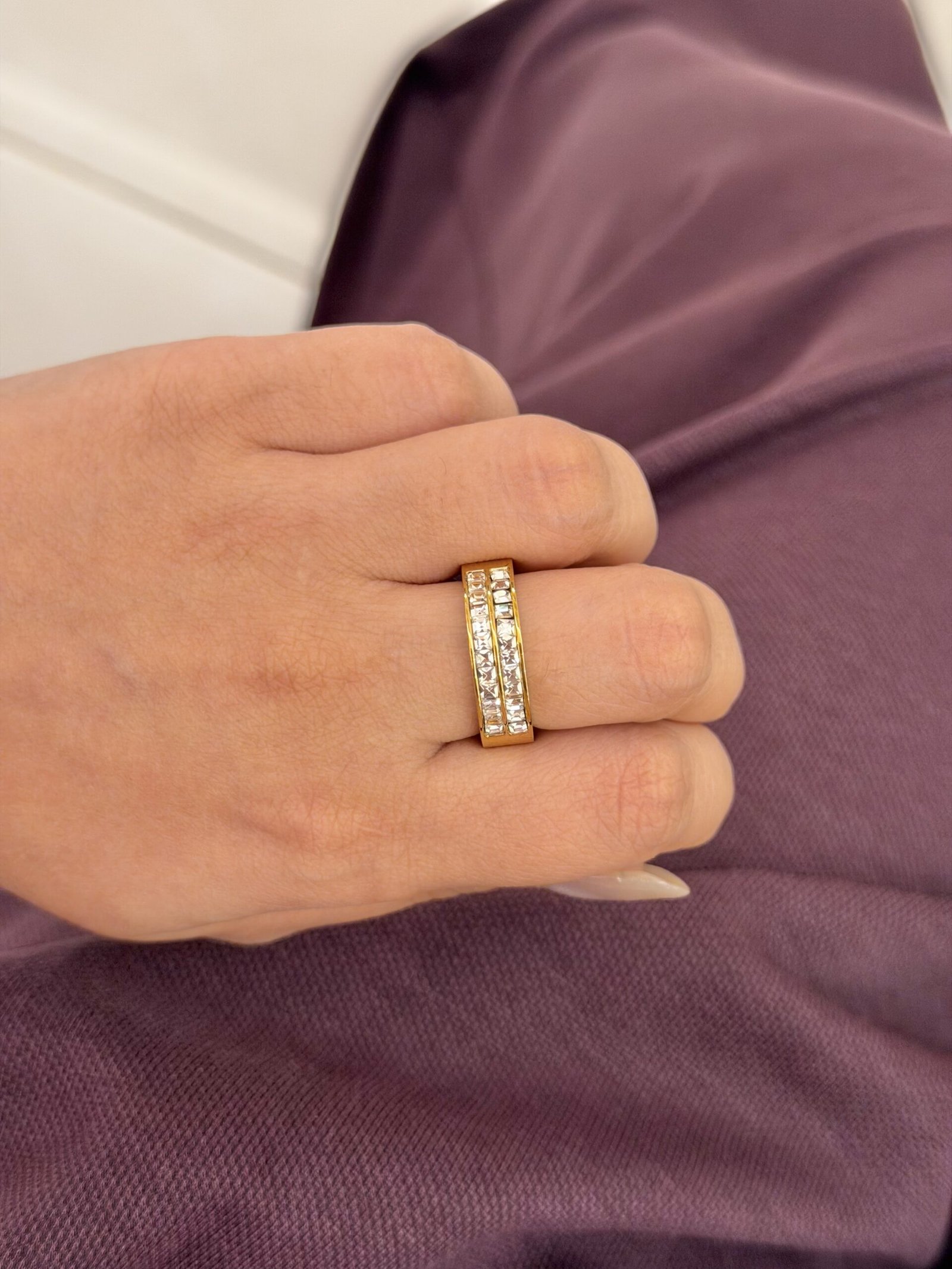 Crystal Lines Ring - Image 2