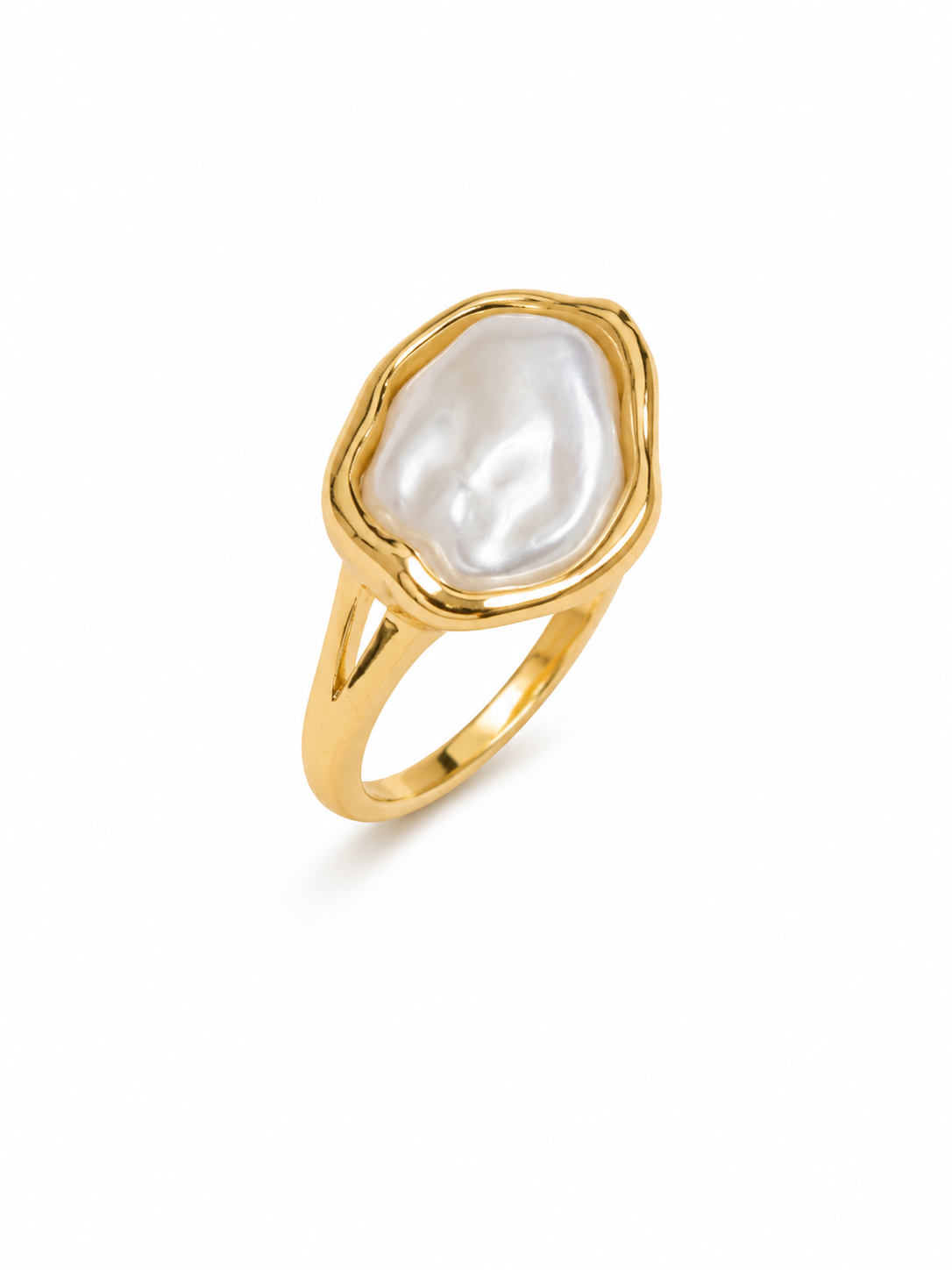 Small Cloud Stone Ring