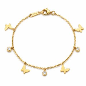 Starlit Butterfly Anklet