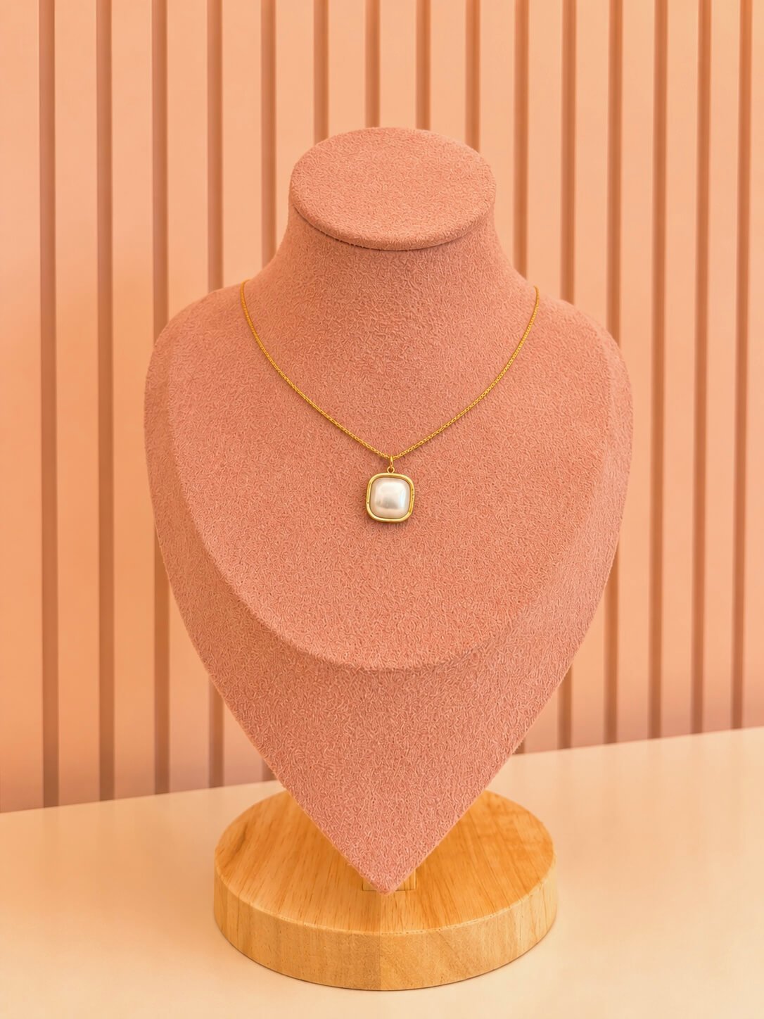 White square Necklace JewelBabe