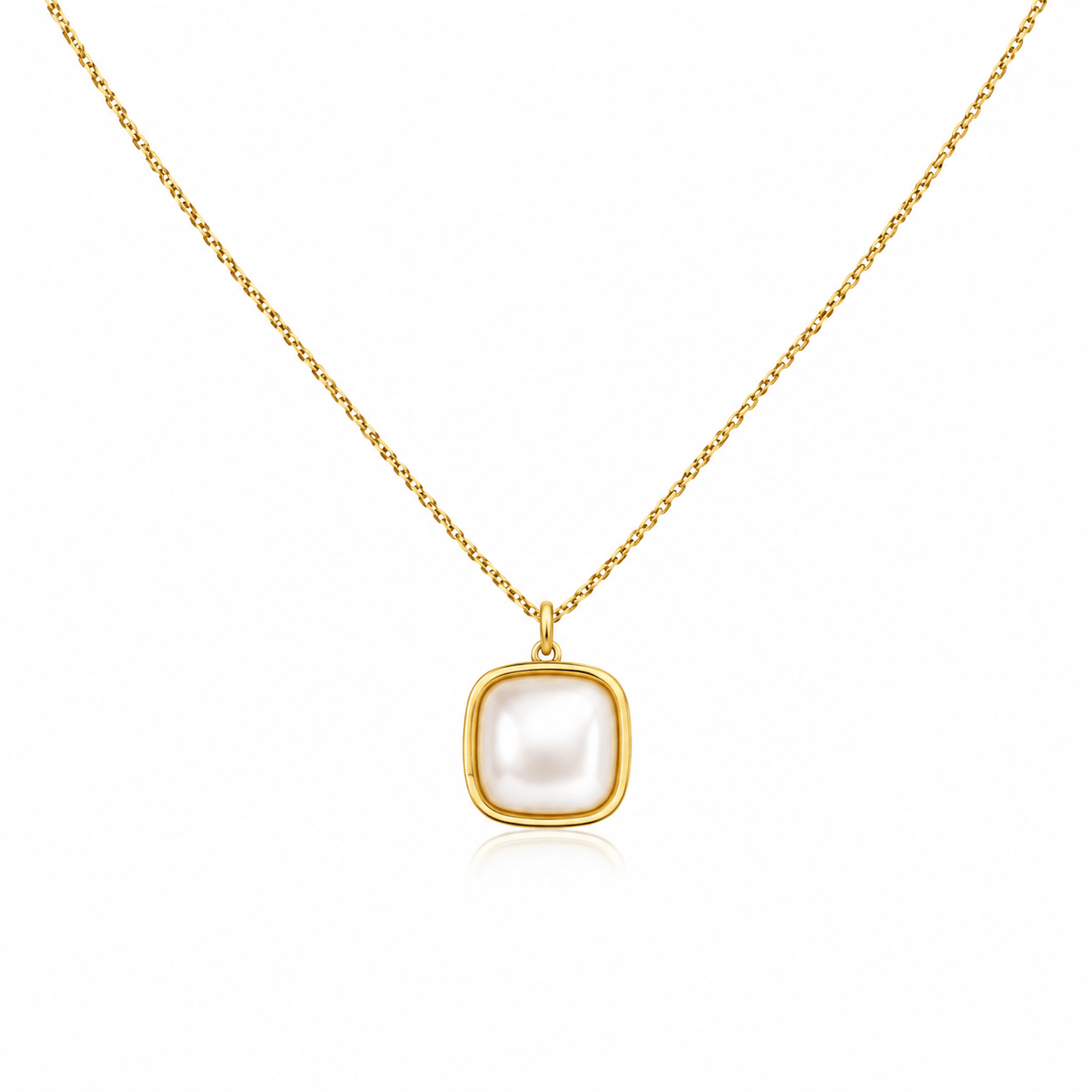 White square Necklace JewelBabe