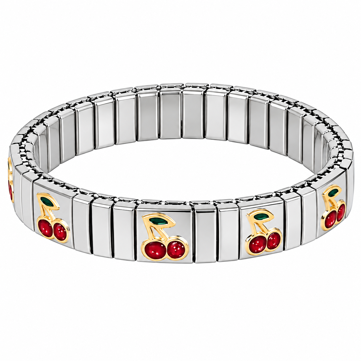 Red Cherry Elastic Bracelet - Image 2