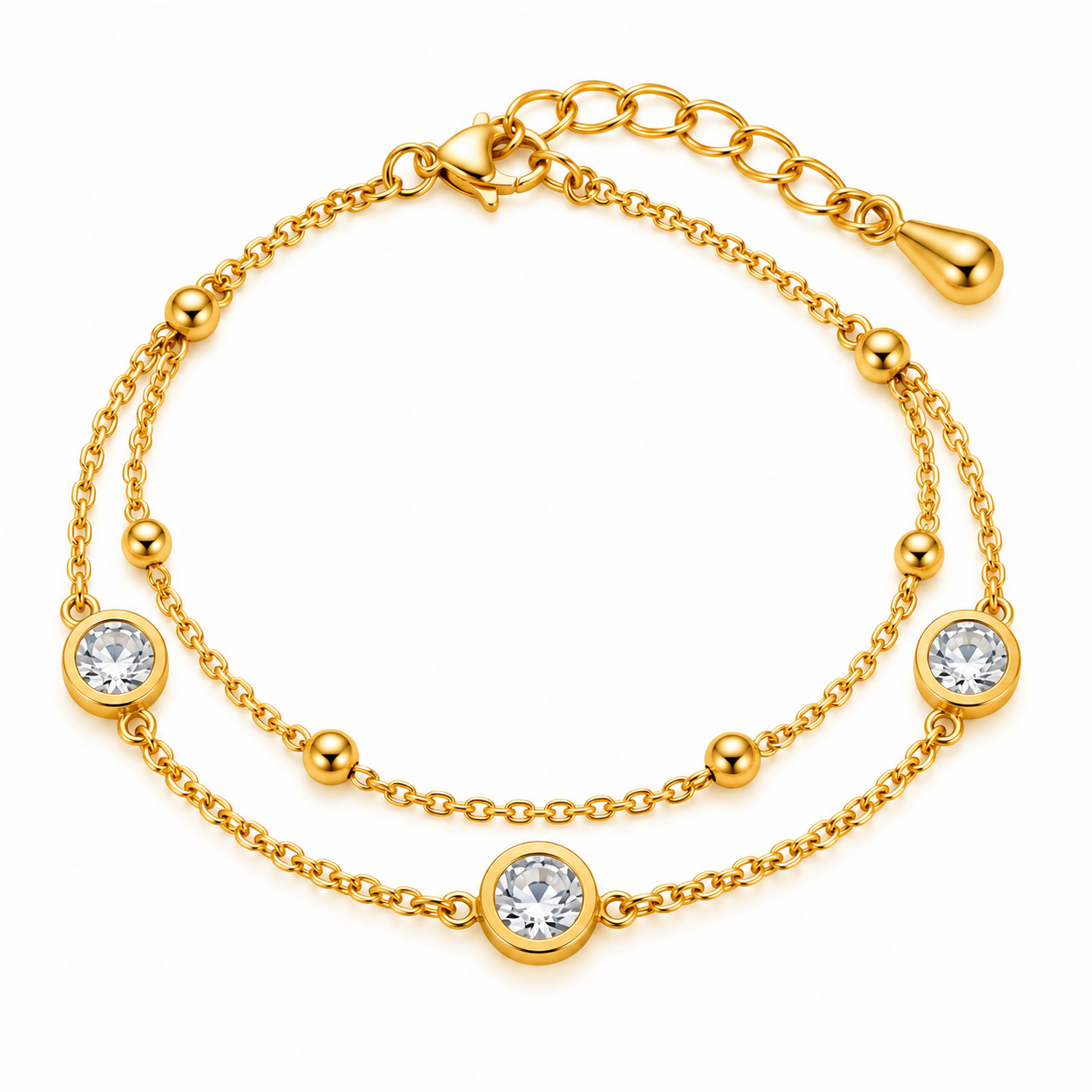 Golden Numeral Round (Double Chain)